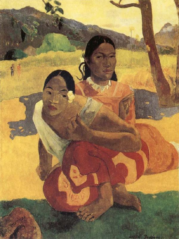 Paul Gauguin When will you marry oil painting image